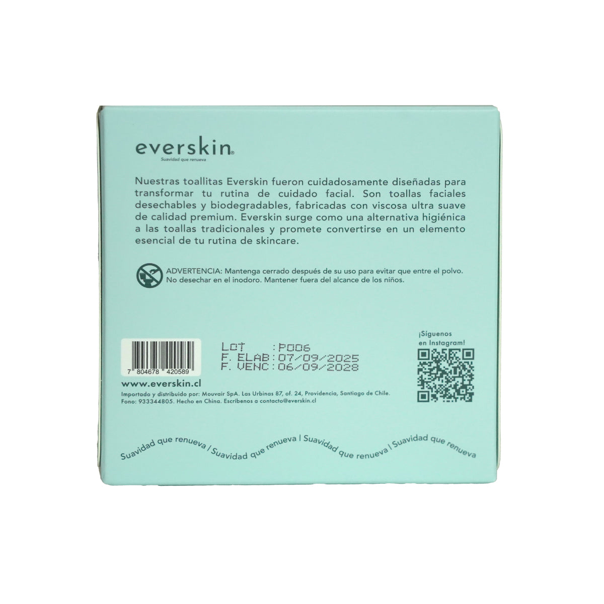 Toallas Faciales Everskin 10 Unidades