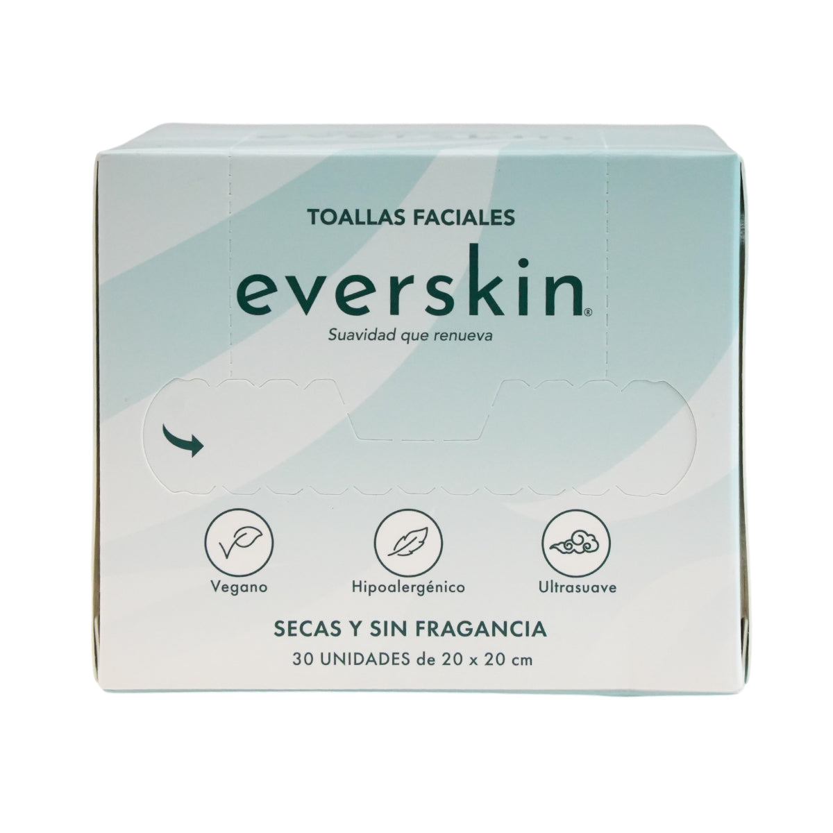 Toallas Faciales Everskin 30 Unidades