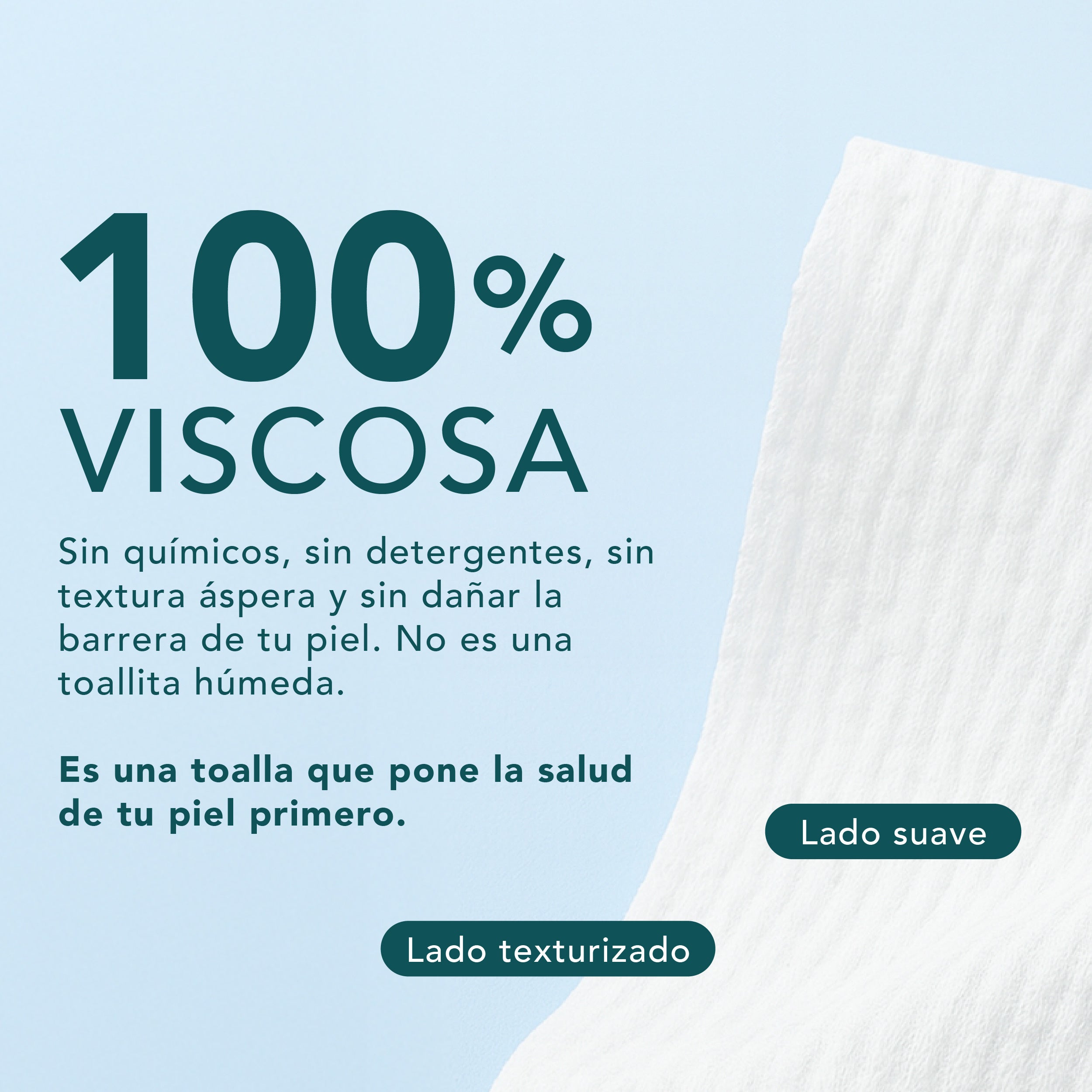 Caja de Bambú para Toallas Faciales Everskin XL